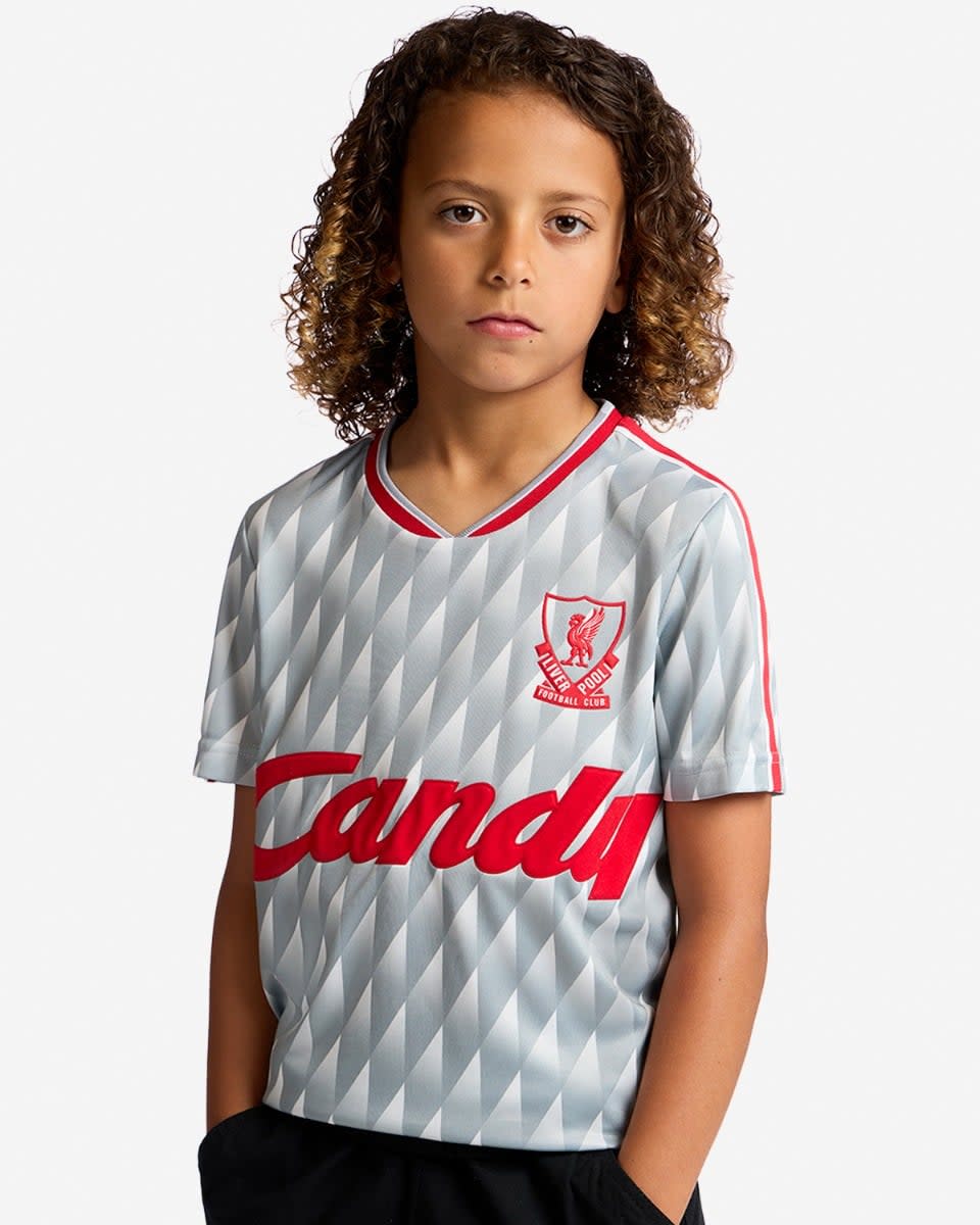 LFC Retro Junior Candy 89-91 Away Shirt - Image 1