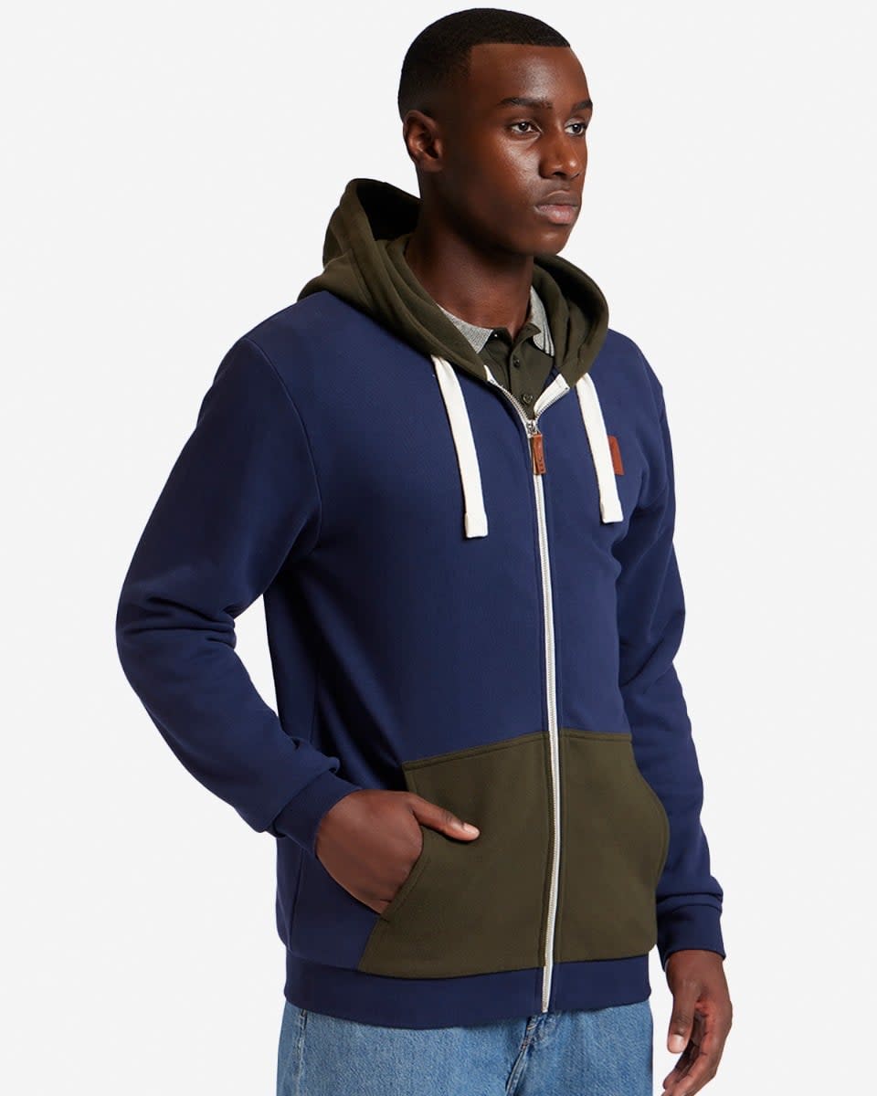 LFC Mens Hooded Fleece Zip Navy - Image 3