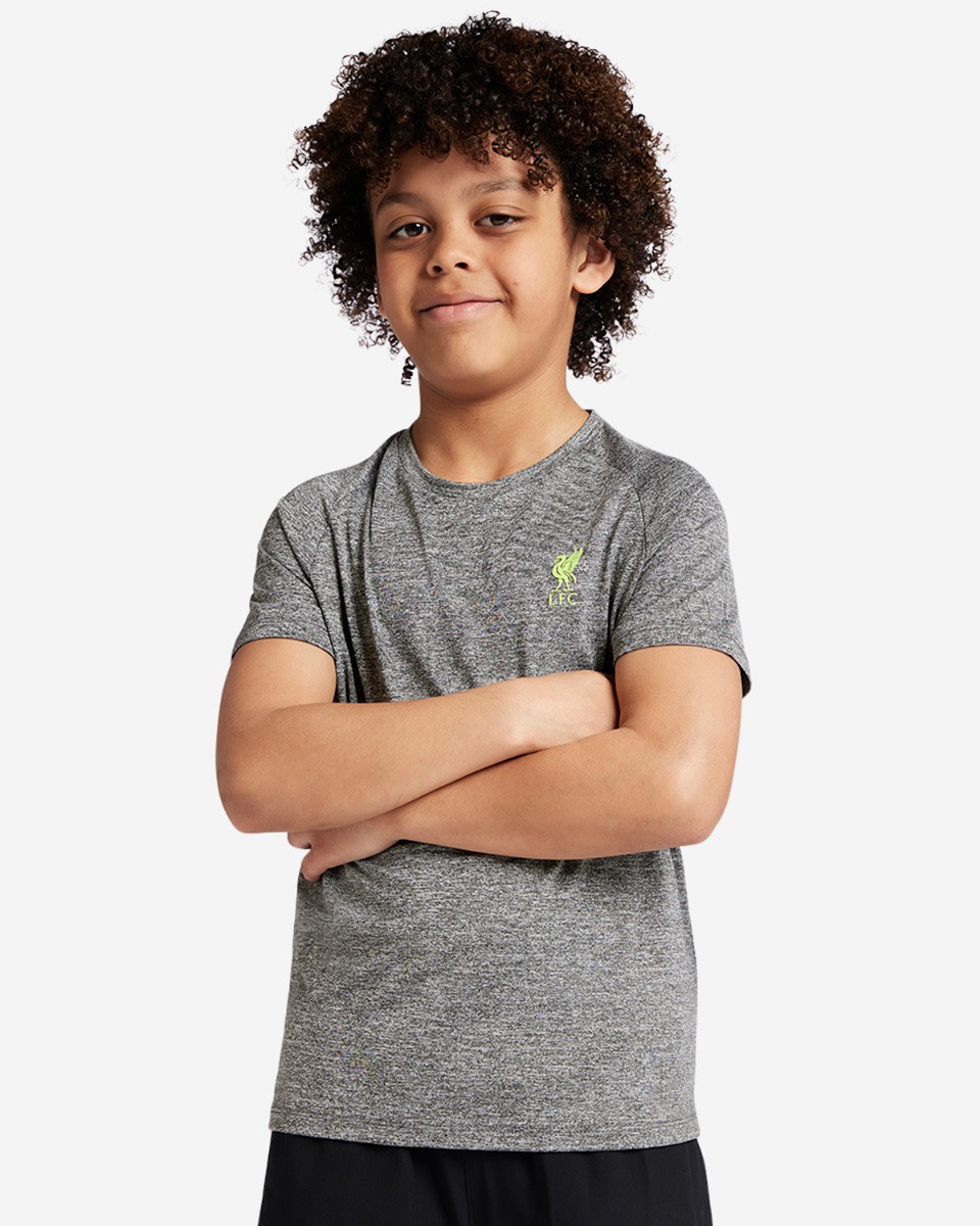 LFC Juniors Space Dye Poly T-shirt Grå - Image 1