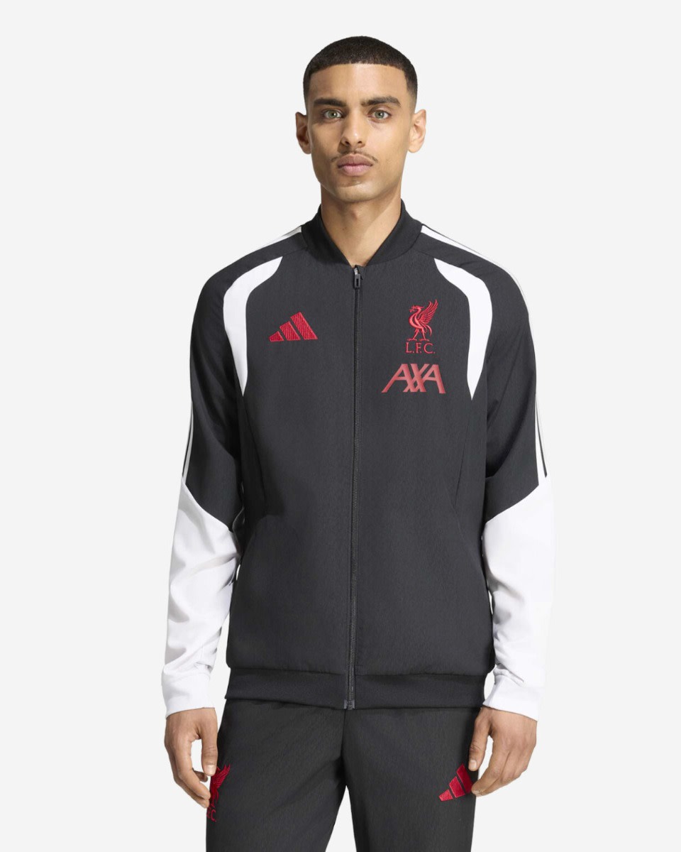 LFC アディダスメンズ 26/27 Tiro プレゼンテーションジャケットブラック - Image 1