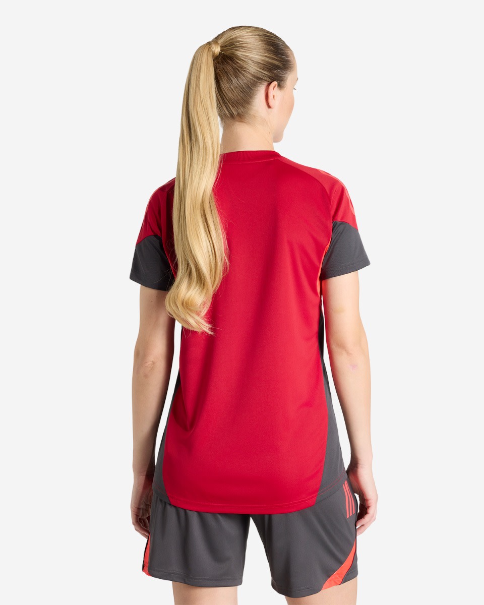LFC adidas Womens 25/26 Short Sleeve Tee Red - Image 2
