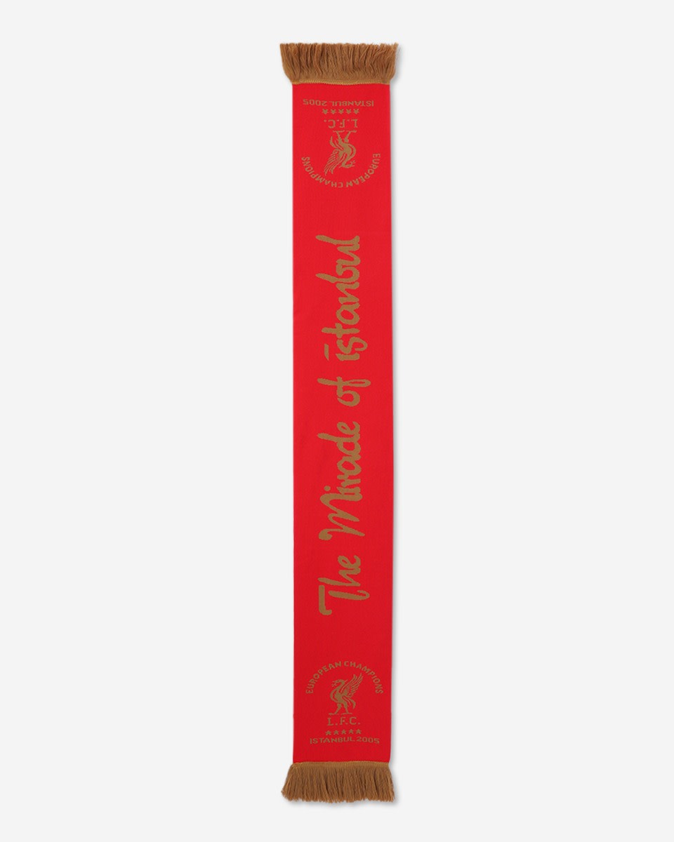 LFC Adults Istanbul 2005 Montage Scarf Red - Image 2