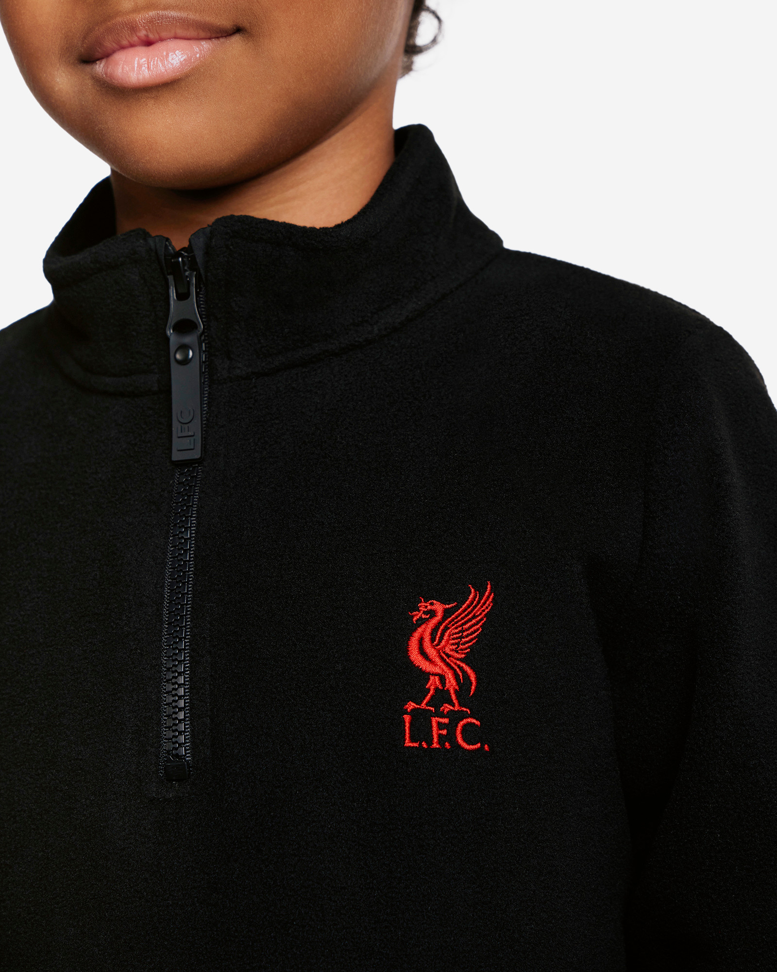 LFC Infants Quarter Zip Fleece Black - Image 3