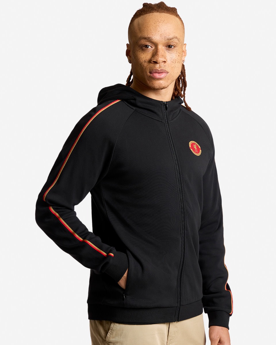 LFC EST. 1892 Adults Zip Through Hoodie Black - Image 2