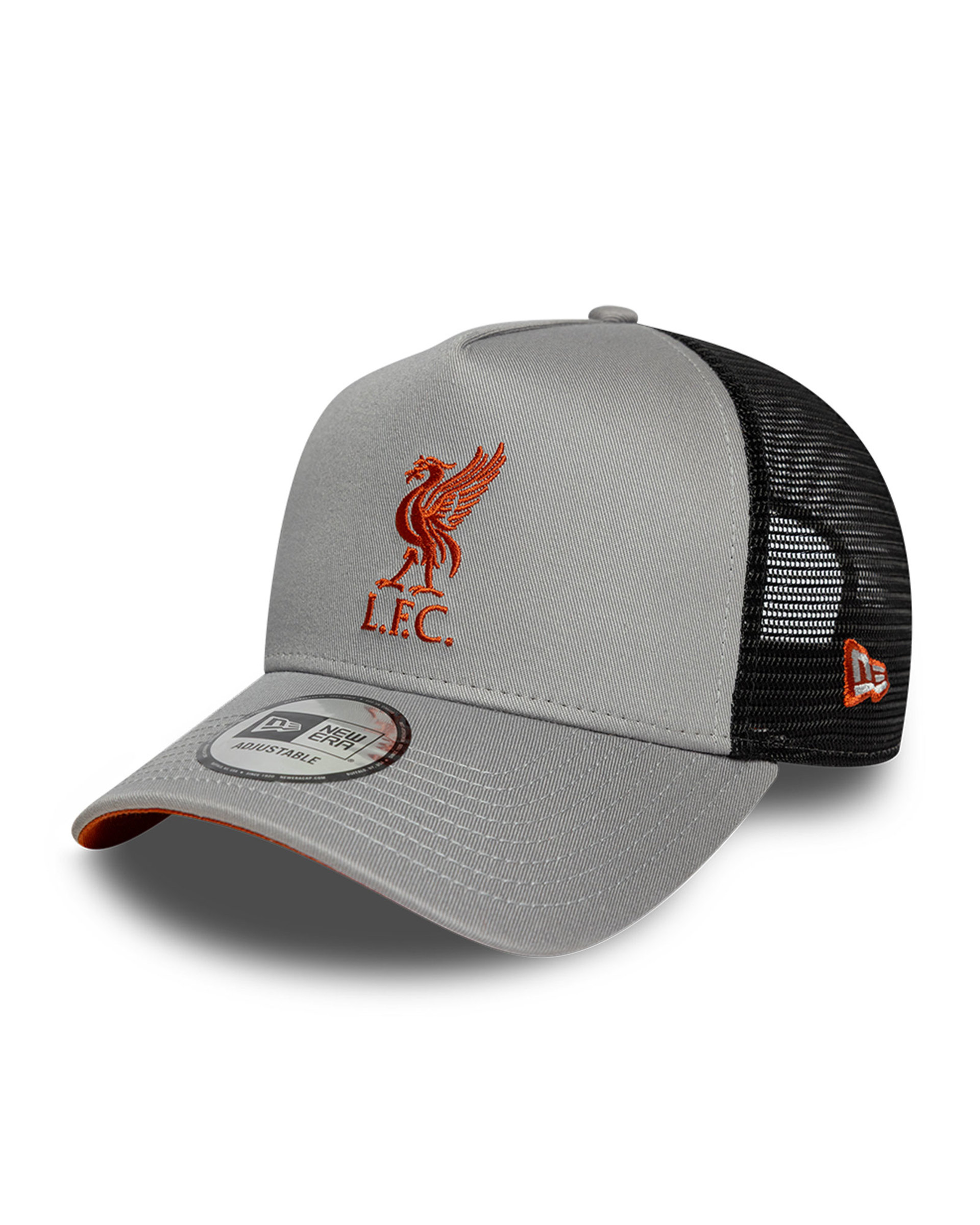 Gorra LFC New Era para adultos con el escudo de camionero, gris - Image 1