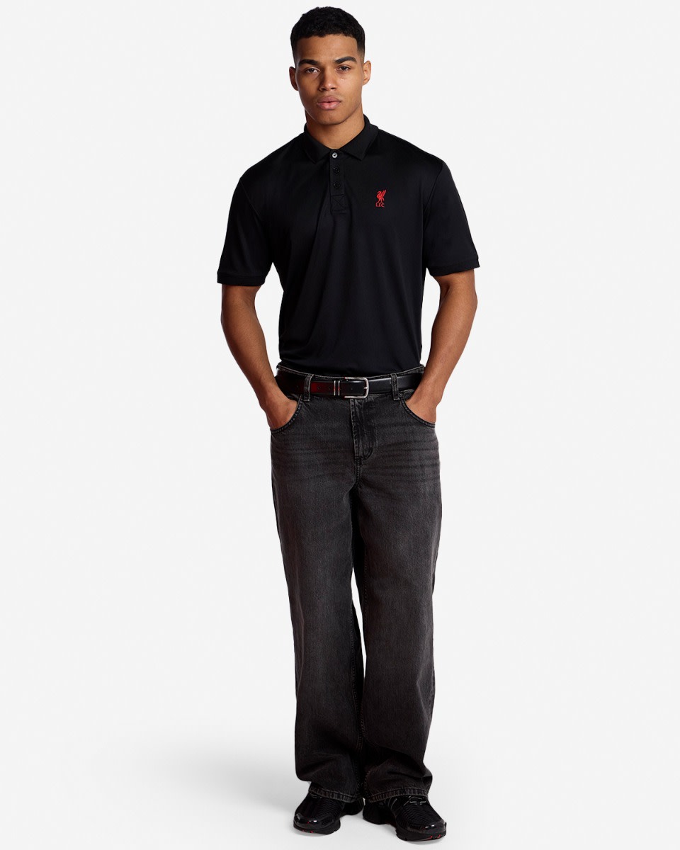 Polo en polyéthylène LFC pour hommes, noir - Image 4