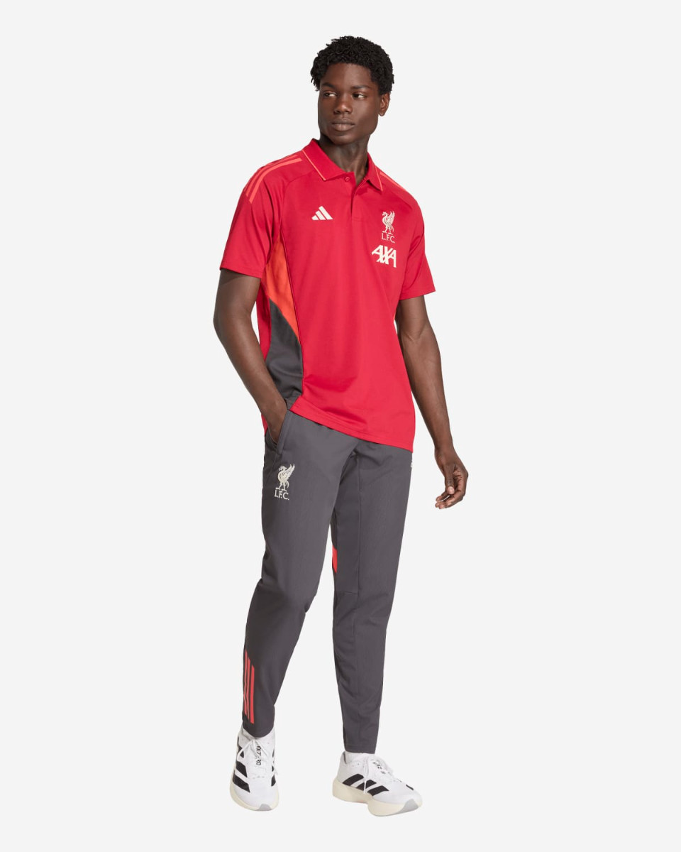 LFC adidas Mens 25/26 Training Polo Red - Image 3