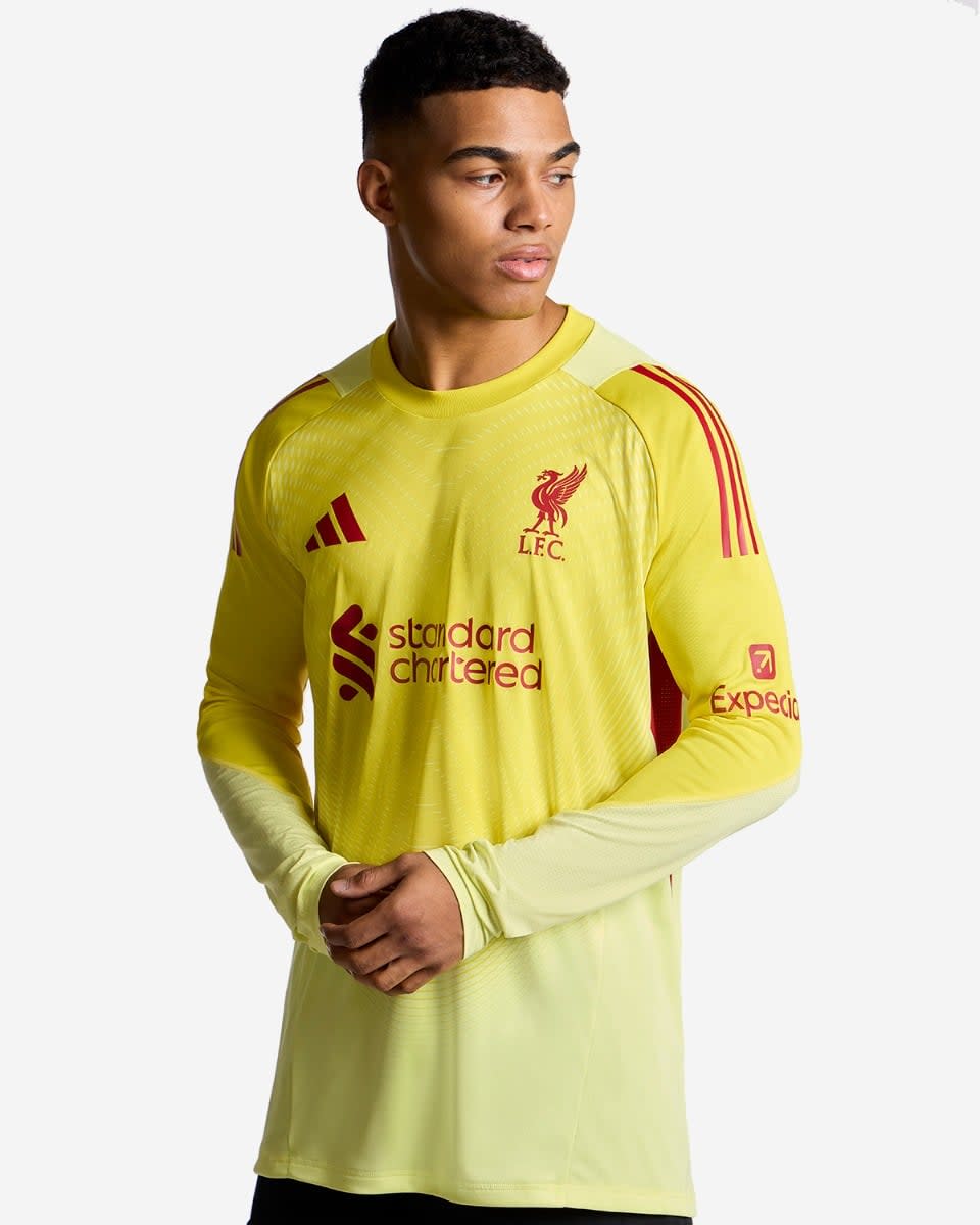 LFC adidas Menns 25/26 Langermet Keepertrøye Gul - Image 1