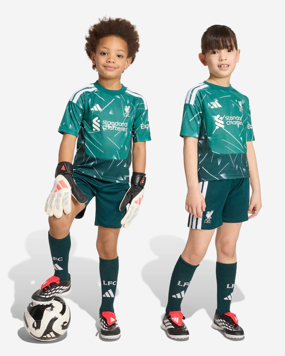 LFC 阿迪达斯小孩 26/27 主场守门员迷你套装 - Image 1