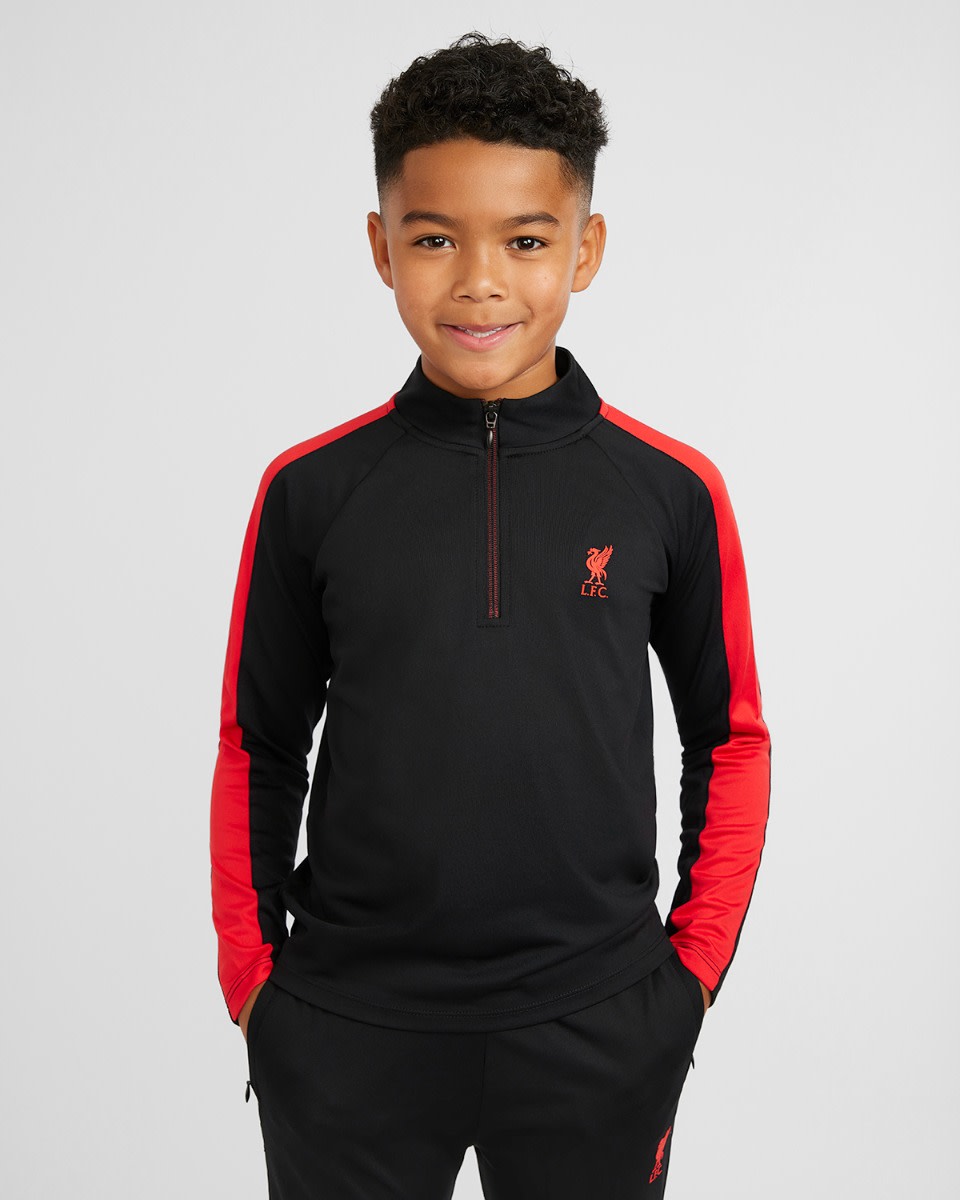 LFC Juniors Quarter Zip Top Black - Image 1