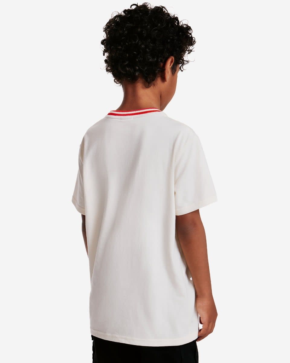 LFC Infants Ribbed Mini Graphic Tee Cream - Image 3