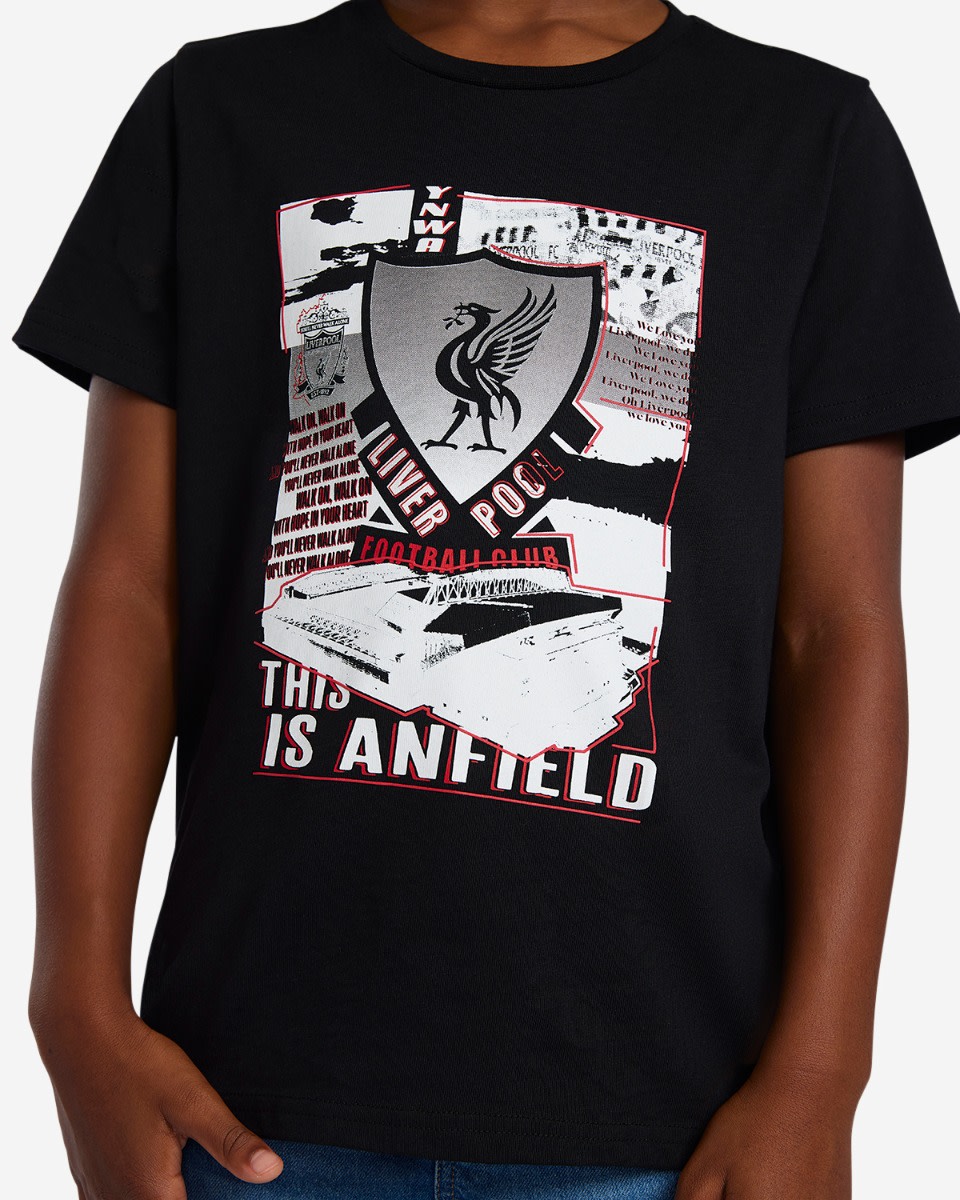 Tee-shirt Anfield Crest du LFC pour juniors - Image 4