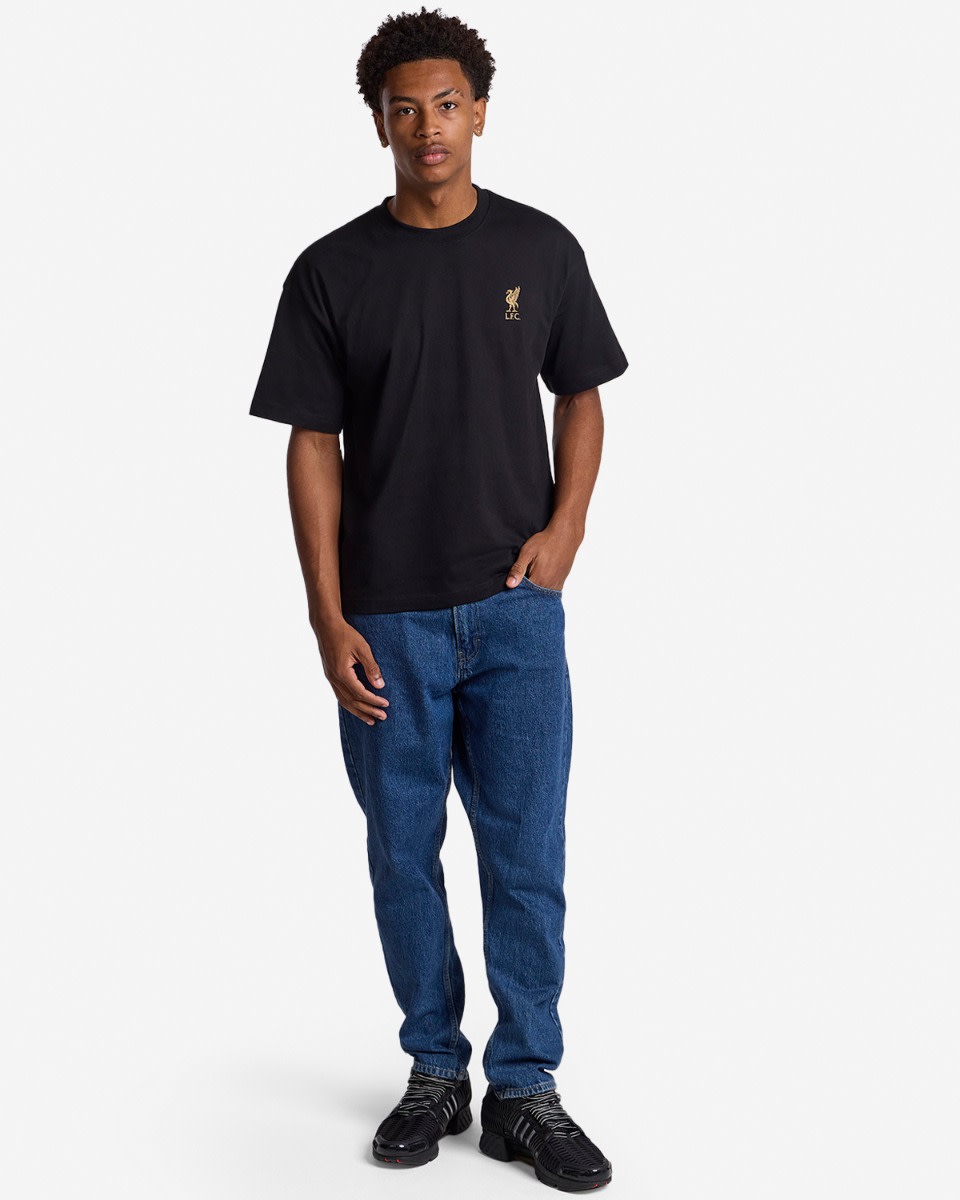 LFC Mens Champions Trophy Oversize Graphic Tee Black - Image 4