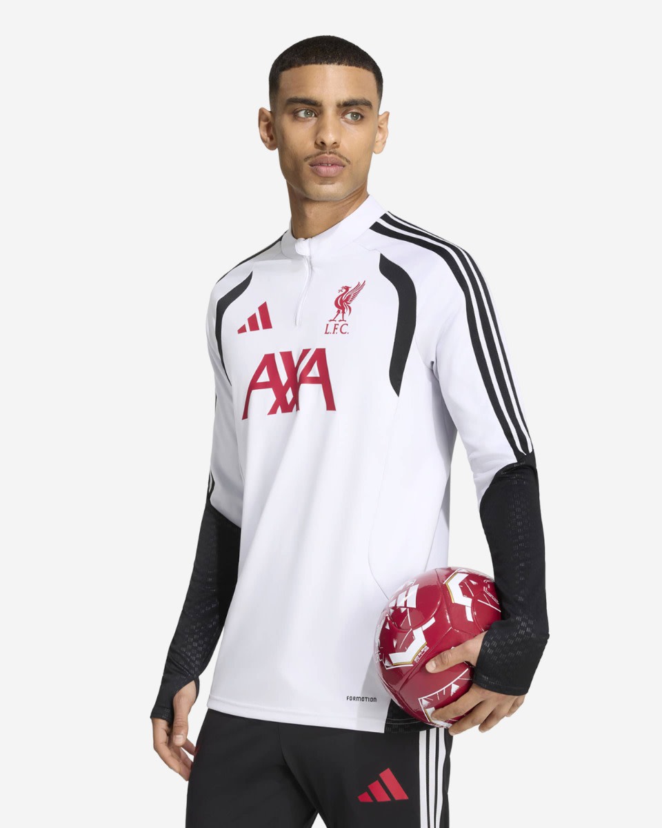 LFC adidas Mens 26/27 Tiro Training Top Dash Grey - Image 1