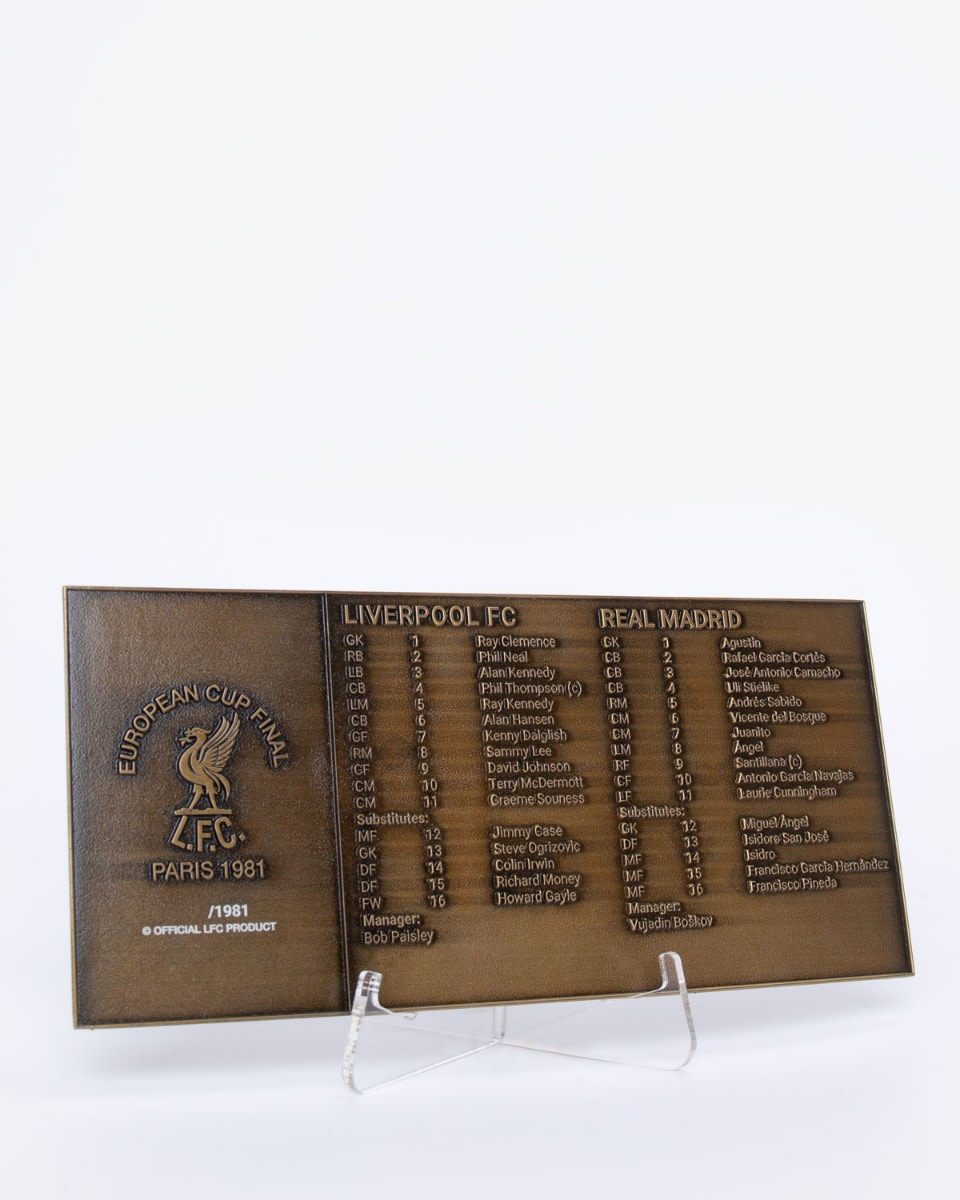 Entrada coleccionable para la final de la Copa de Europa de la LFC 1981 - Image 2
