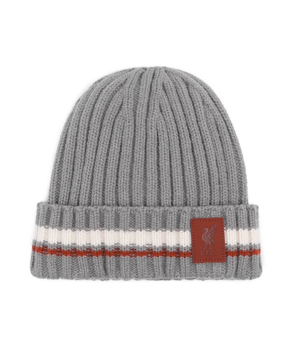 LFC Juniors Rib Beanie Grey - Image 1