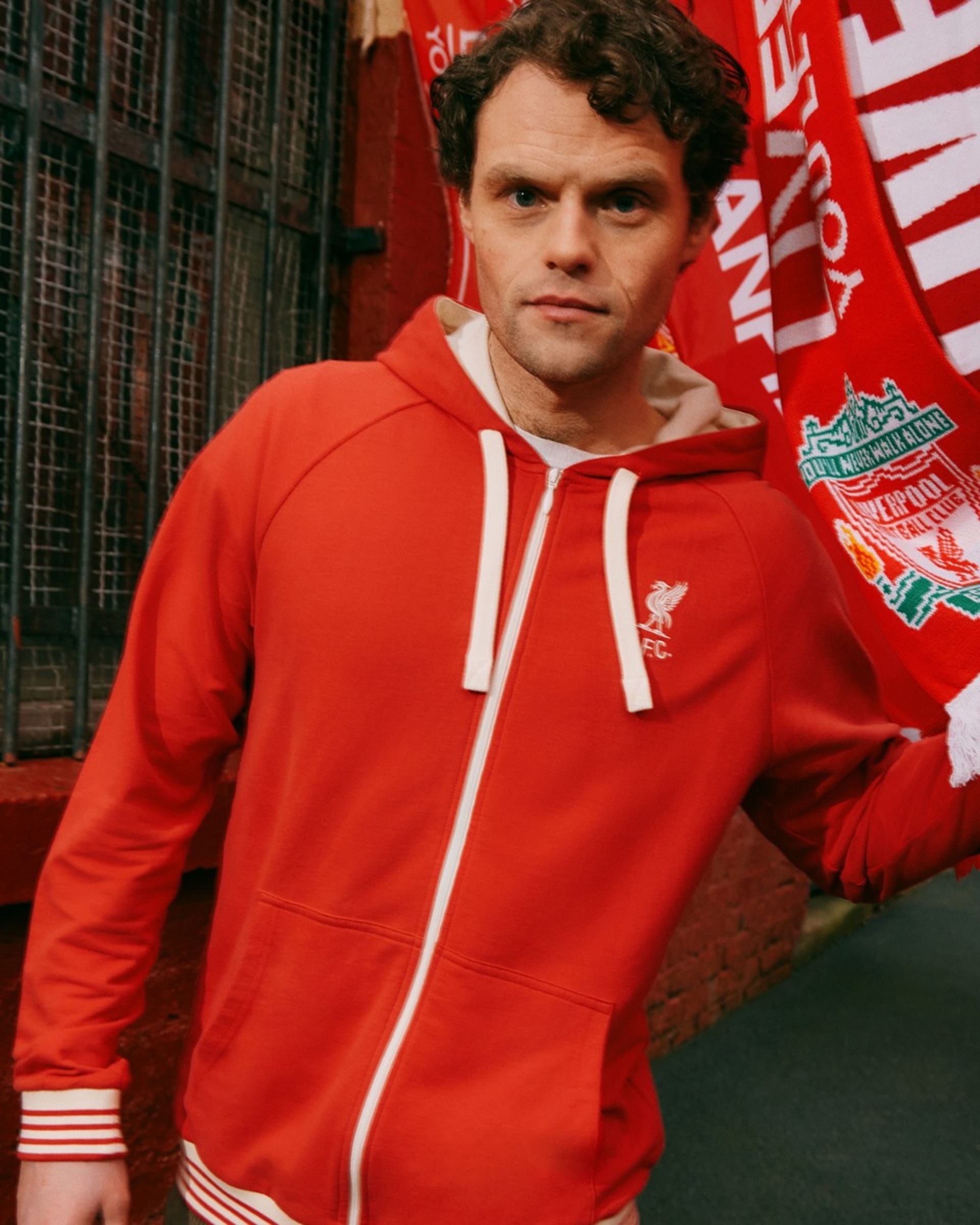 LFC Herre Shankly Zip Through hættetrøje rød - Image 4
