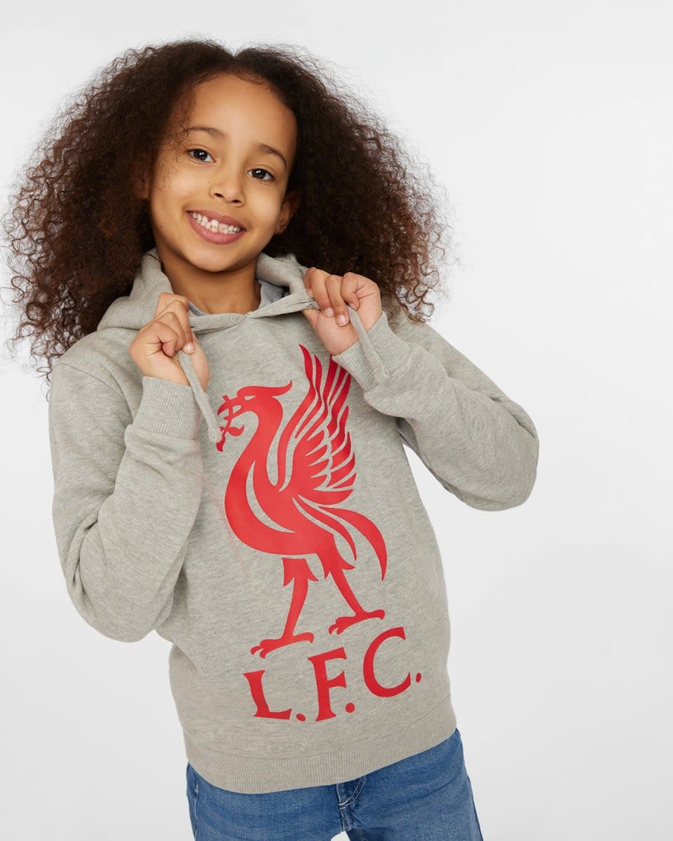 LFC Infants Liverbird Hoody Grey - Image 1