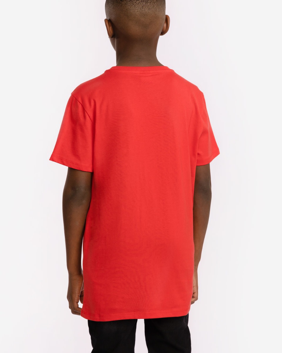 LFC Liverbird Junior Embroidered Tee Red - Image 3