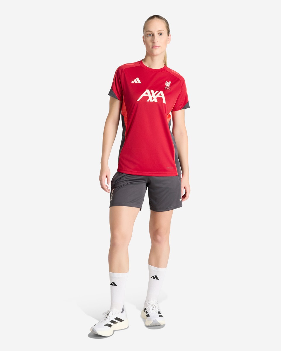LFC adidas Womens 25/26 Training Shorts Black - Image 3