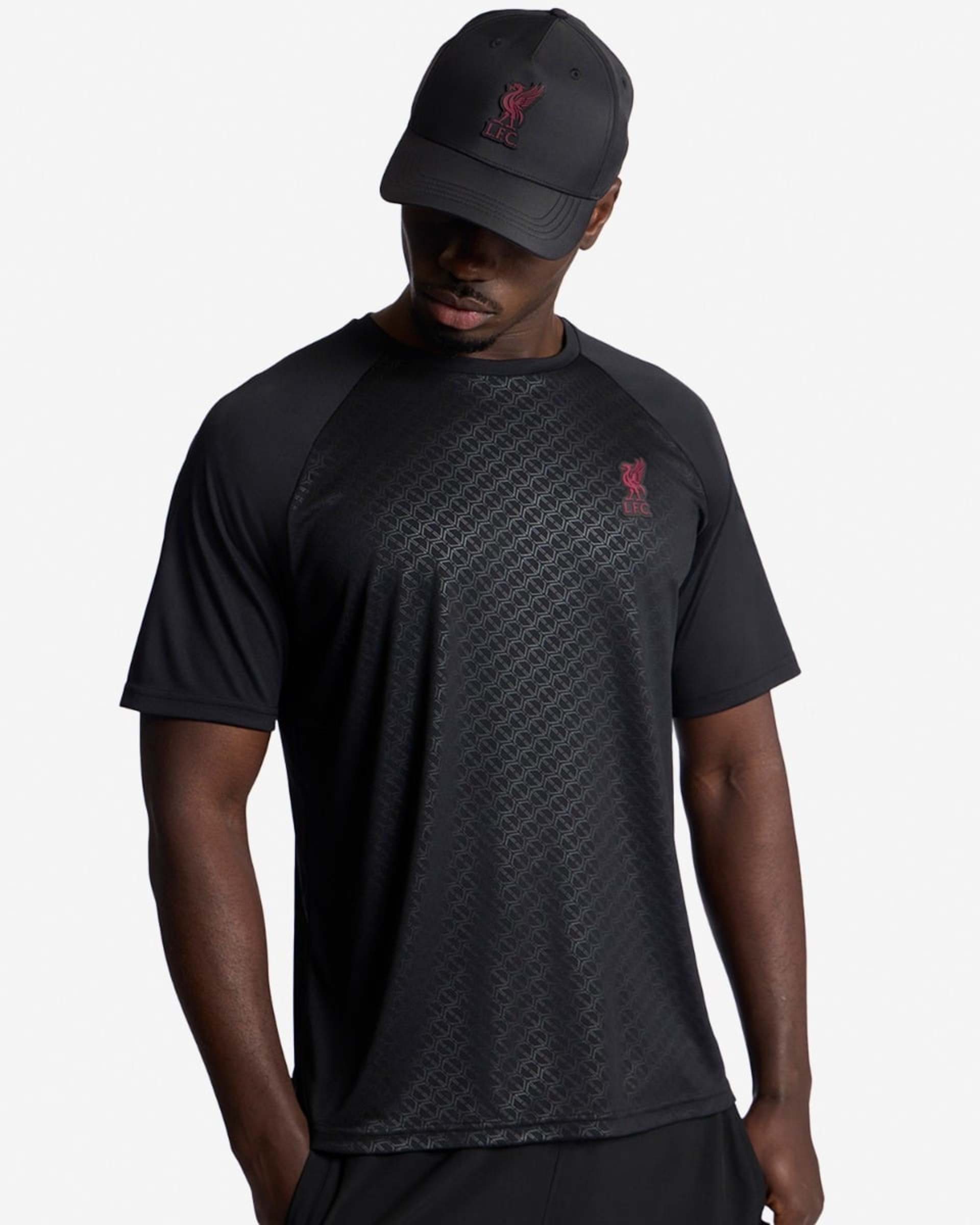 เสื้อยืดลายนูนบุรุษ LFC สีดำ - Image 2