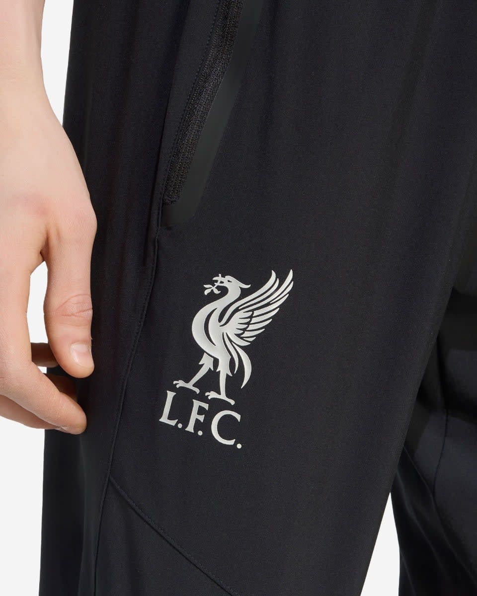 LFC adidas กางเกงท่องเที่ยว Tiro บุรุษ สีดำ - Image 4