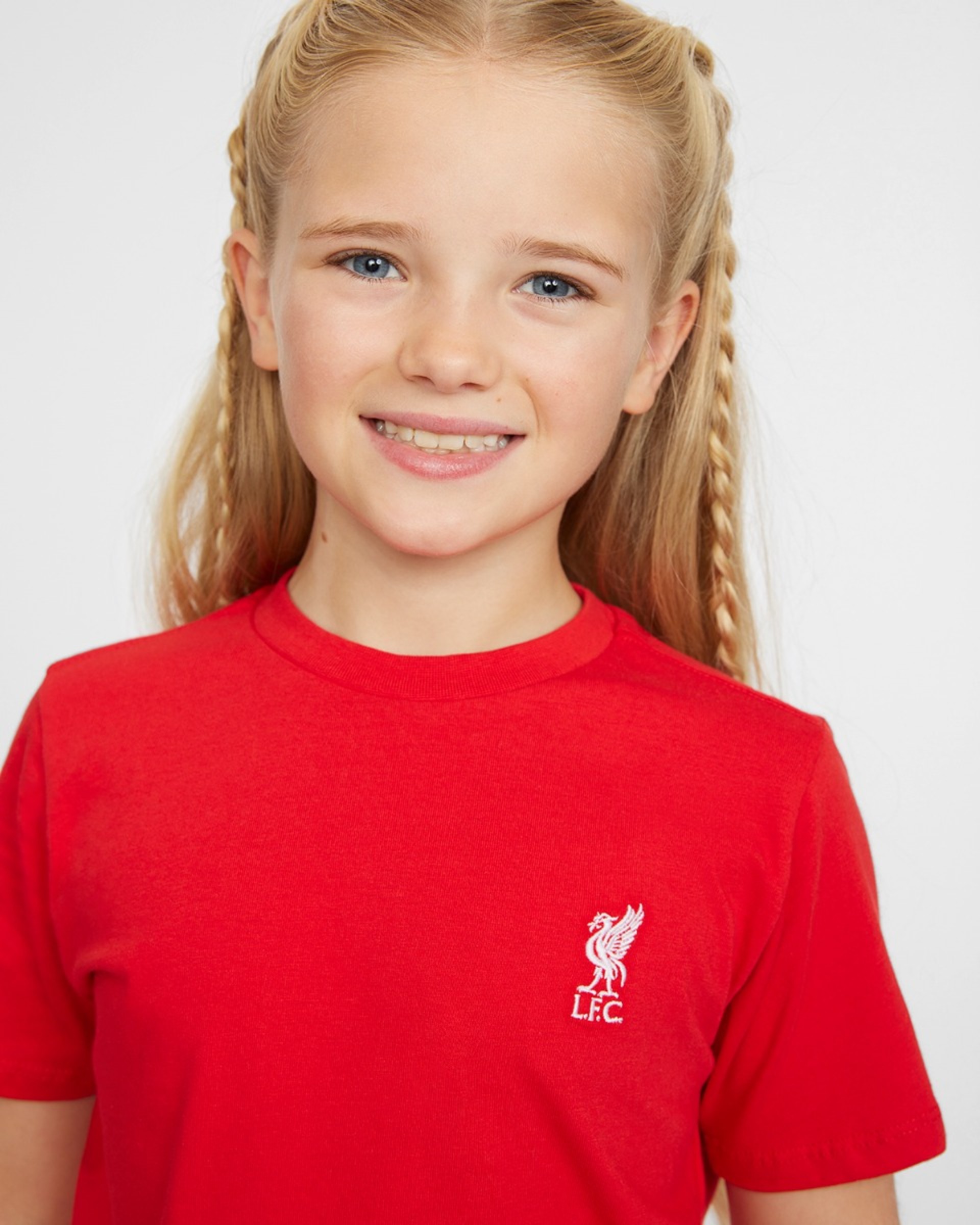 เสื้อยืดเย็บปักถักร้อยรุ่น LFC Liverbird สีแดง - Image 2