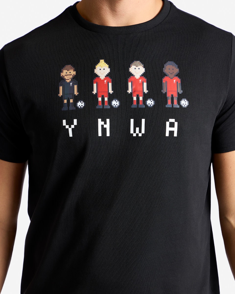 LFC Mens Pixel Player Tee Black - Image 3