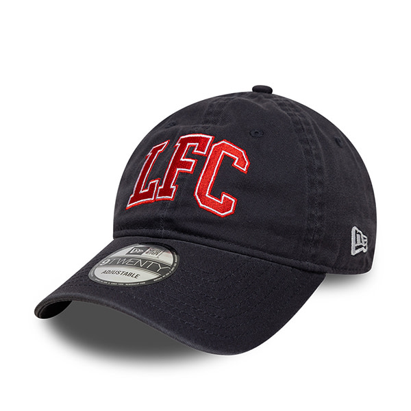 LFC New Era Wordmark Navy 9TWENTY Adjustable Cap - Image 1