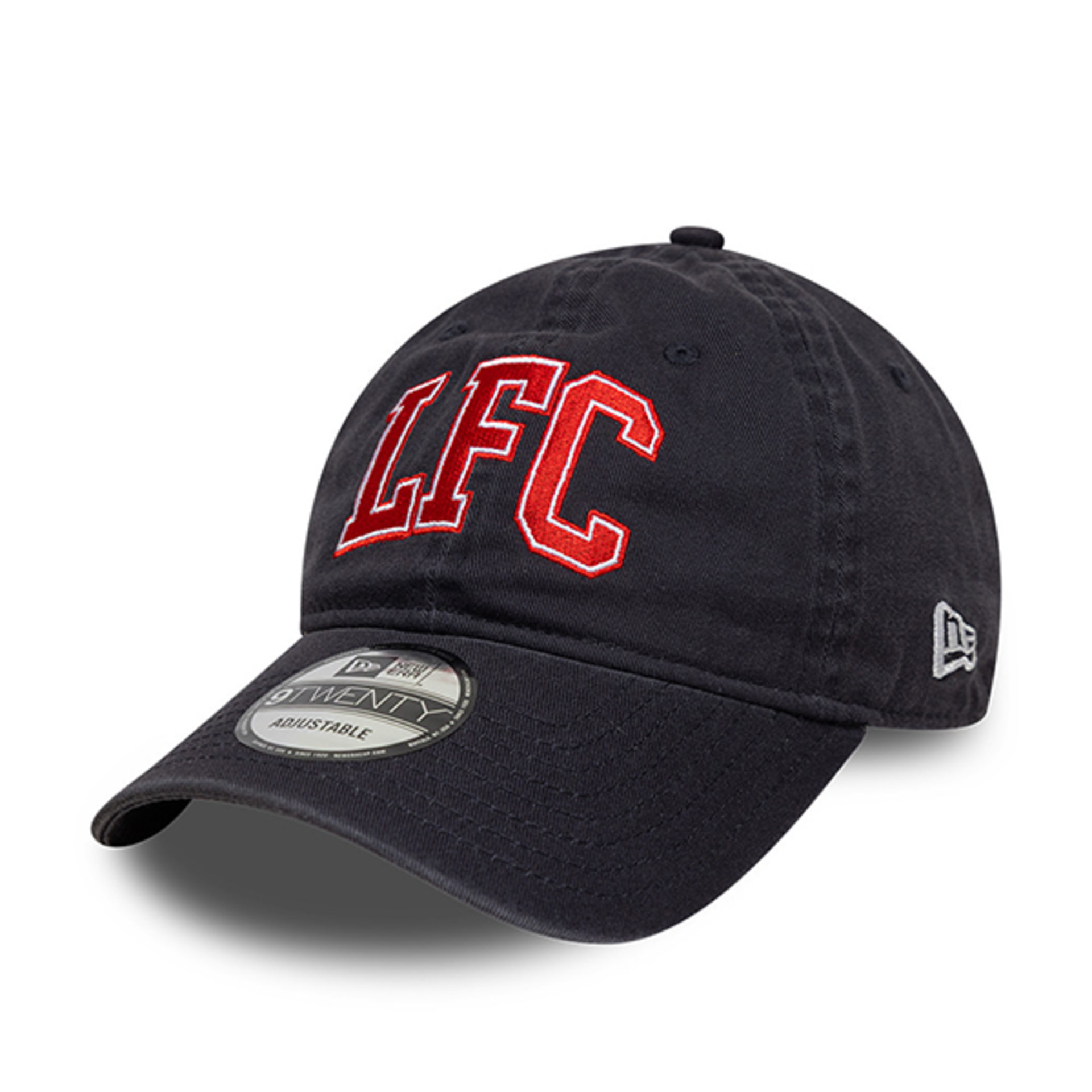 Casquette ajustable LFC New Era Wordmark bleu marine 9TWENTY - Image 1
