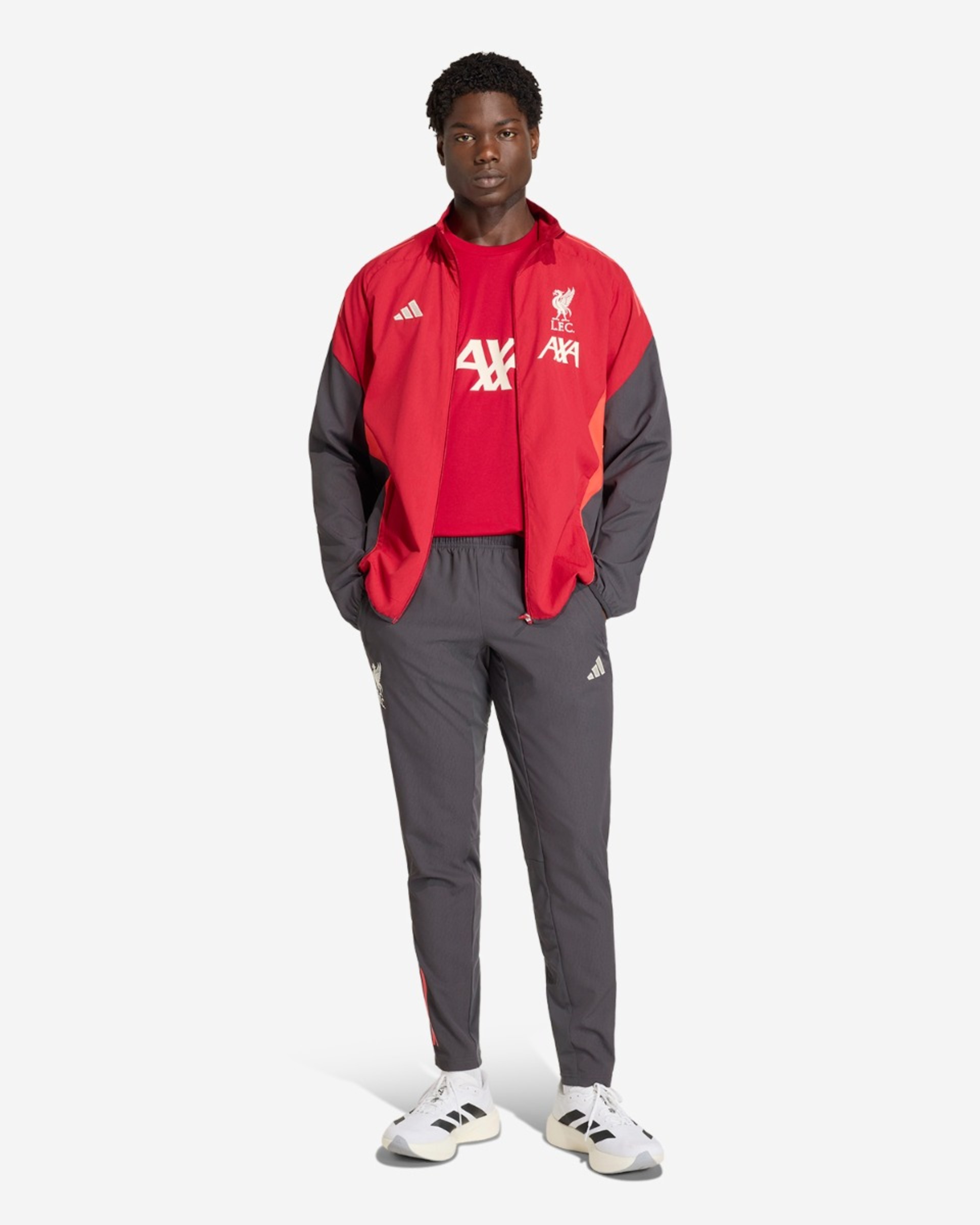 LFC adidas Herre 25/26 Træningsjakke Rød - Image 3