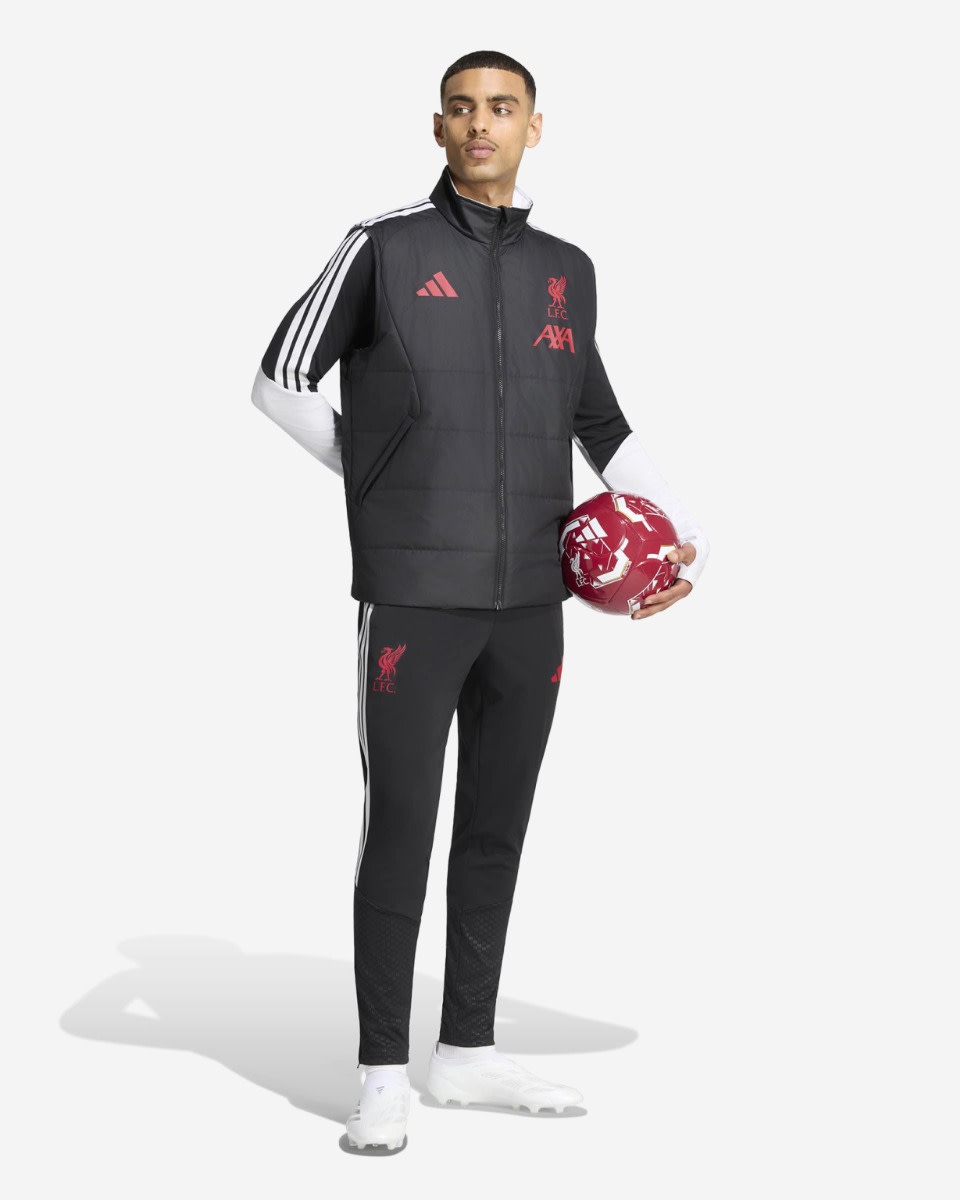 LFC 阿迪达斯男士 26/27 Tiro 防寒背心黑色 - Image 4