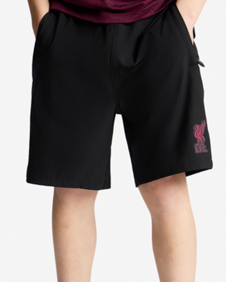 LFC Juniors Liverbird Shorts Black - Image 1