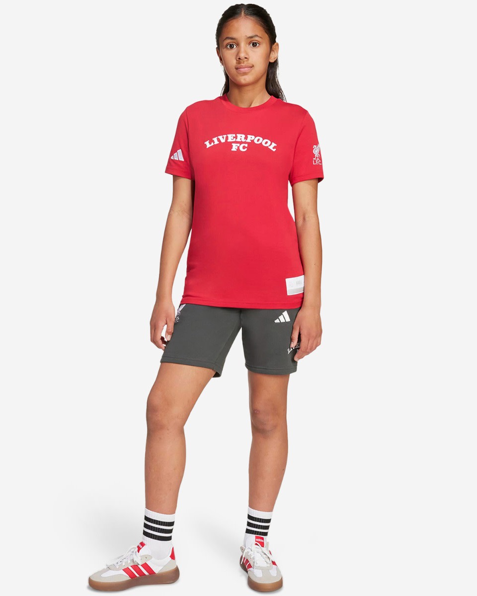 LFC adidas Youth 25/26 US Pack Tee Red - Image 4