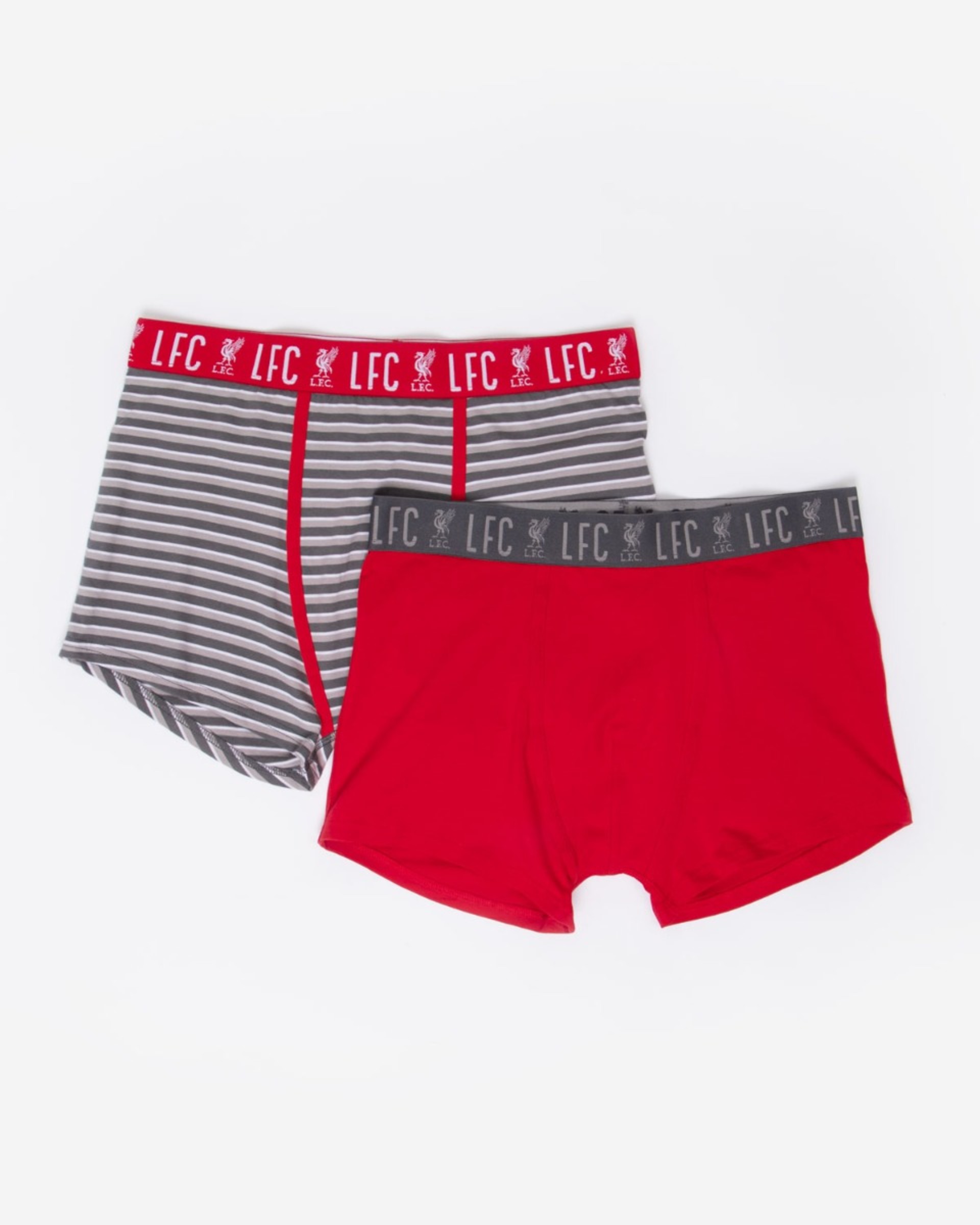 LFC Herre 2pk Design Trunks Rød & Grå - Image 1