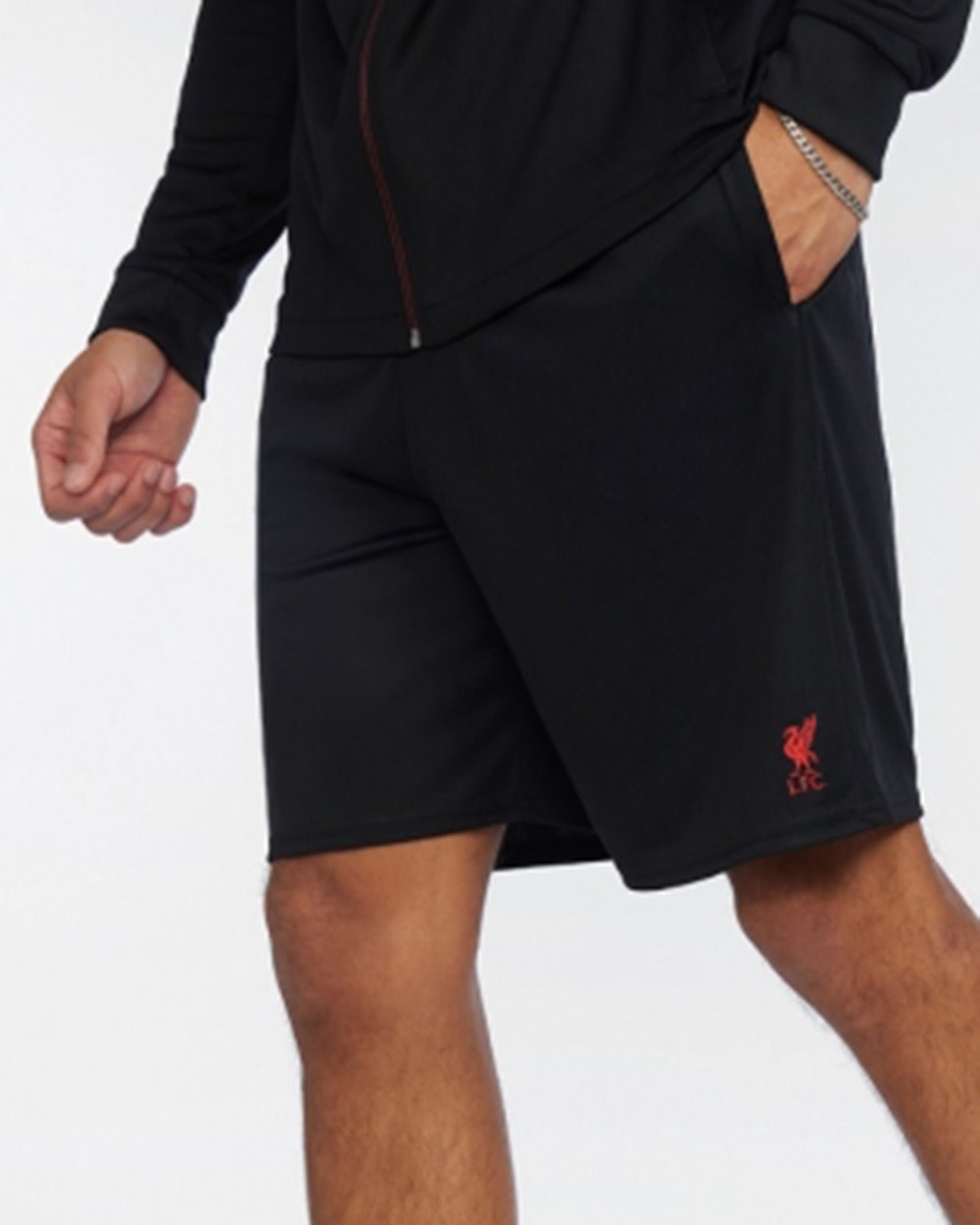 LFC Mens Poly Shorts Black - Image 3