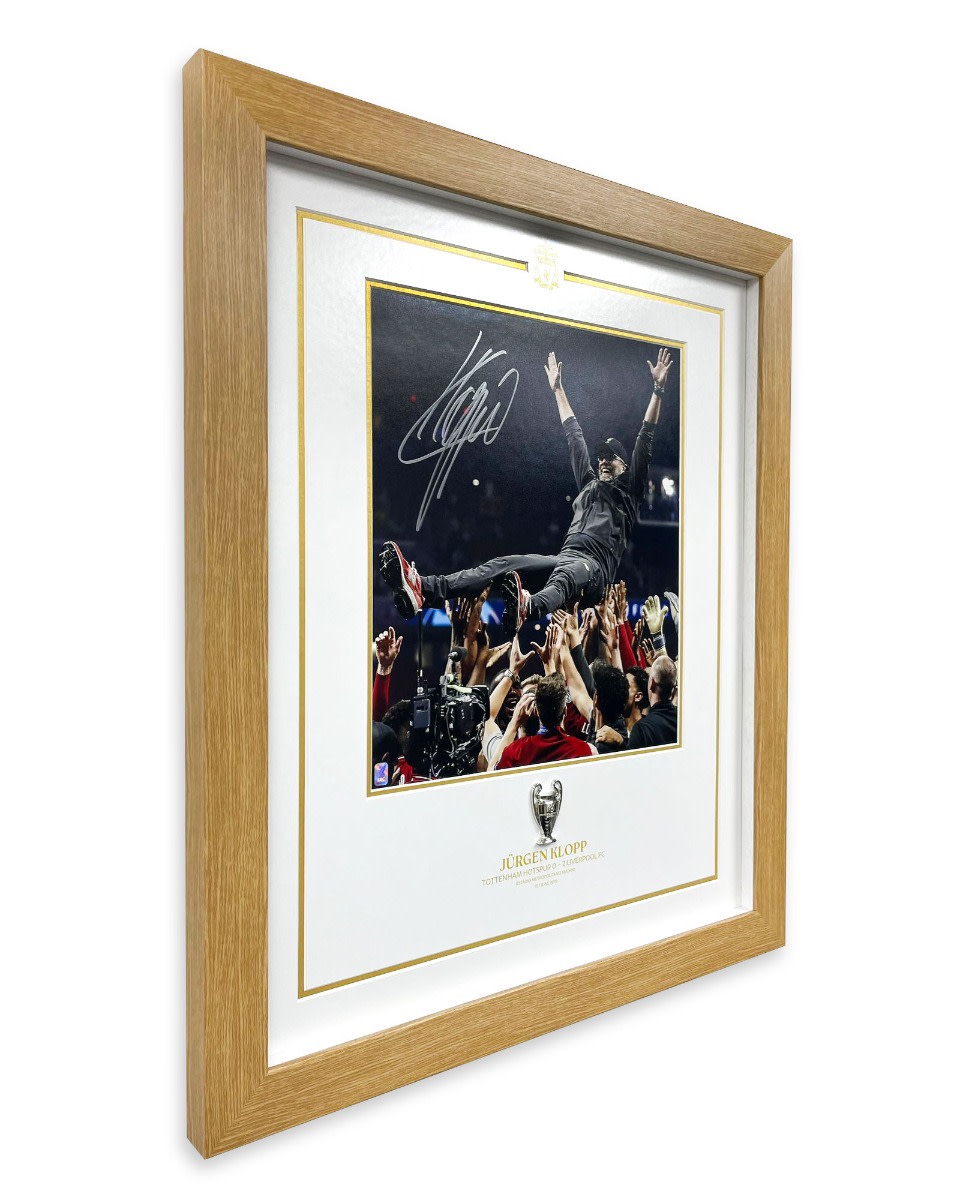 LFC Signed Klopp Framed Madrid Image - Image 3