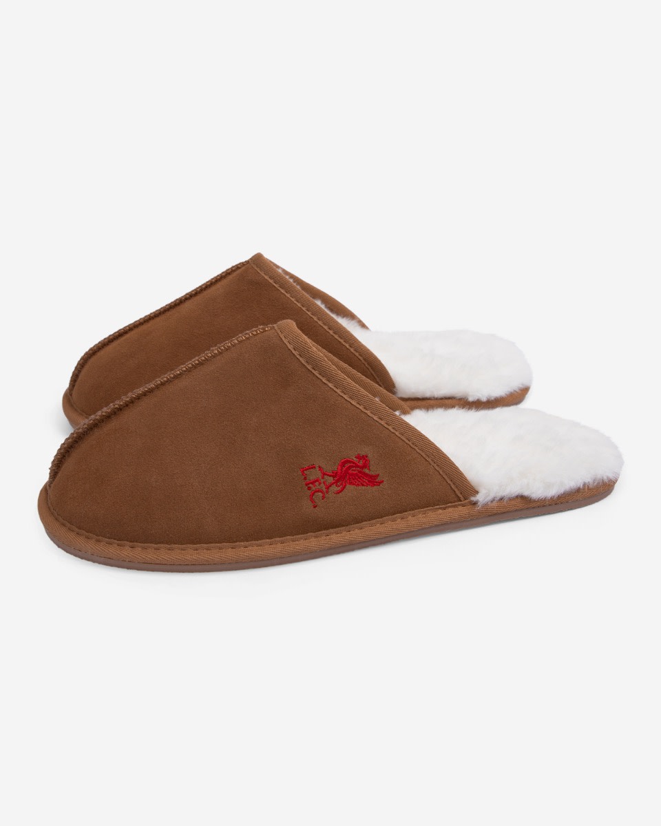 LFC Mens Suede Mule Slippers - Image 4