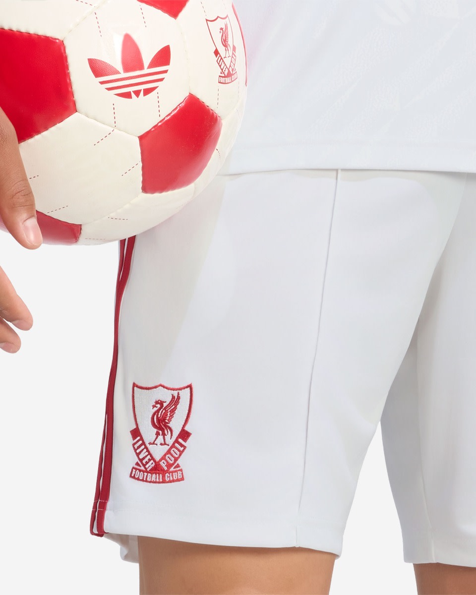 LFC 阿迪达斯男士 26/27 客场短裤白色 - Image 4