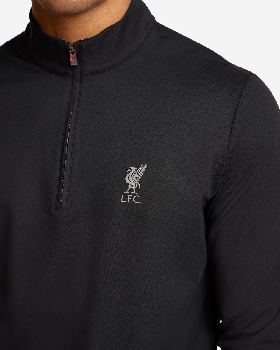 LFC adidas Adults Ultimate365 Classic Quarter-Zip Black