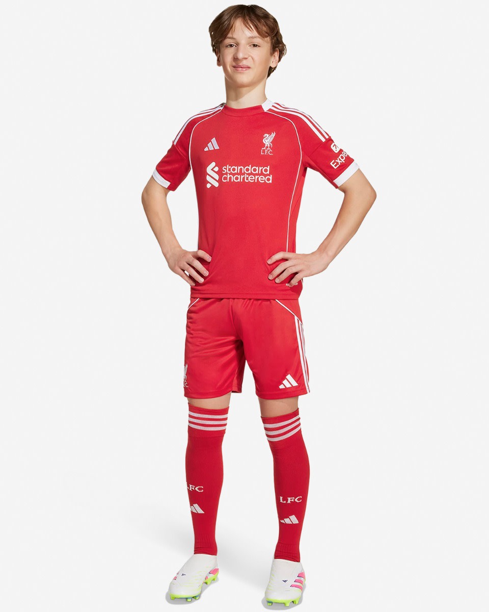 LFC adidas Youth 25/26 กางเกงขาสั้นโฮม - Image 3