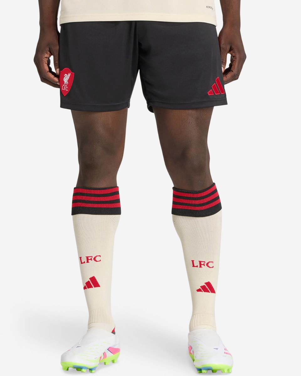 LFC adidas Mens 25/26 Away Shorts - Image 1