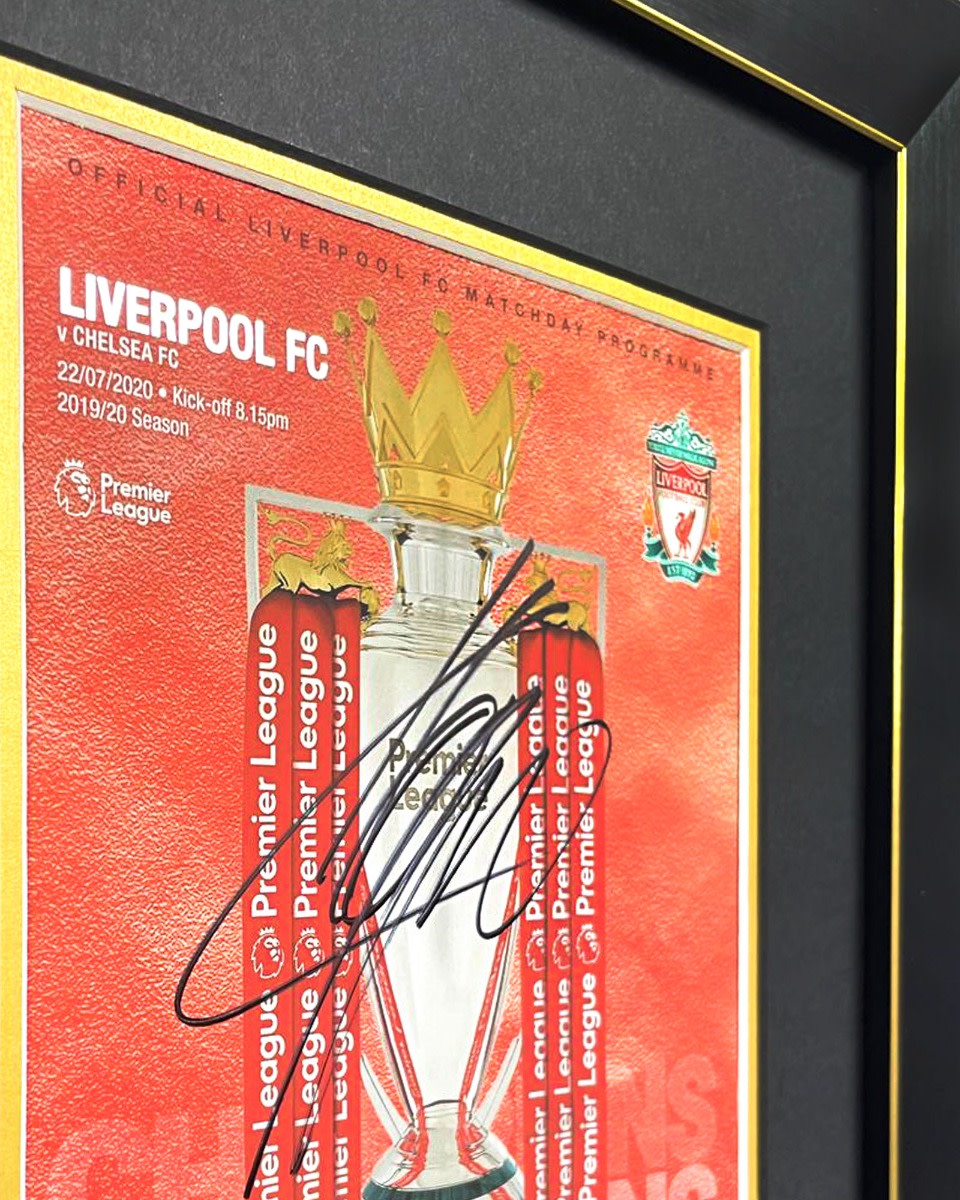 LFCサイン入りクロップ額入りデュアルプログラム - Image 4