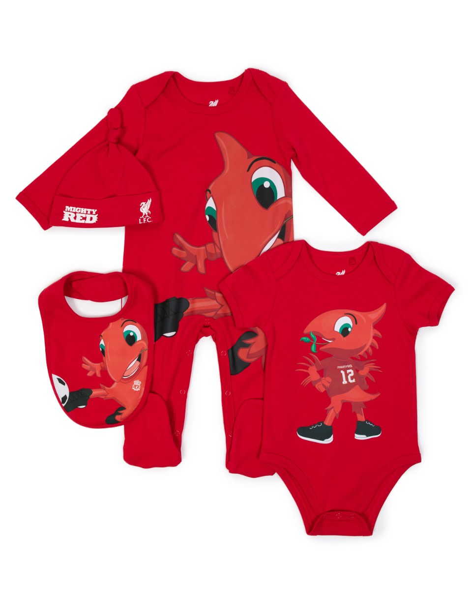 ชุดเสื้อผ้าเด็ก LFC Mighty Red 4 ชิ้น - Image 1