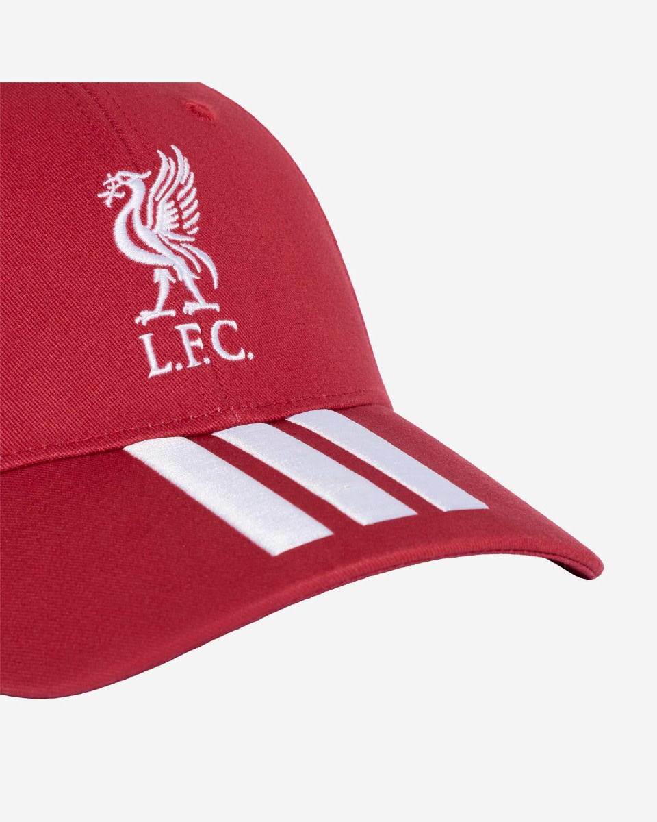 LFC adidas Voksne Baseballkasket Aktiv Rødbrun & Hvid - Image 3