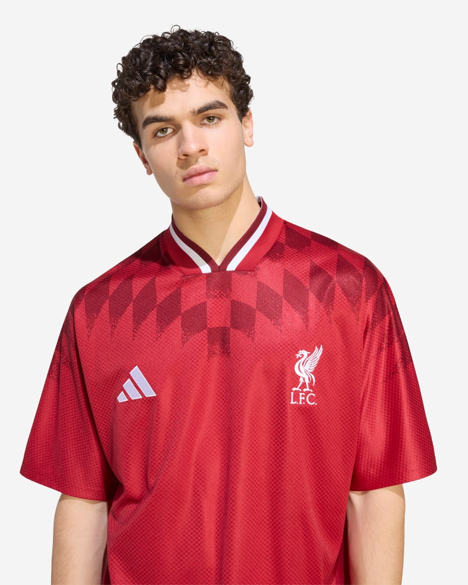 LFC adidas Mens 26/27 Stadium Jersey Active Maroon - Image 4