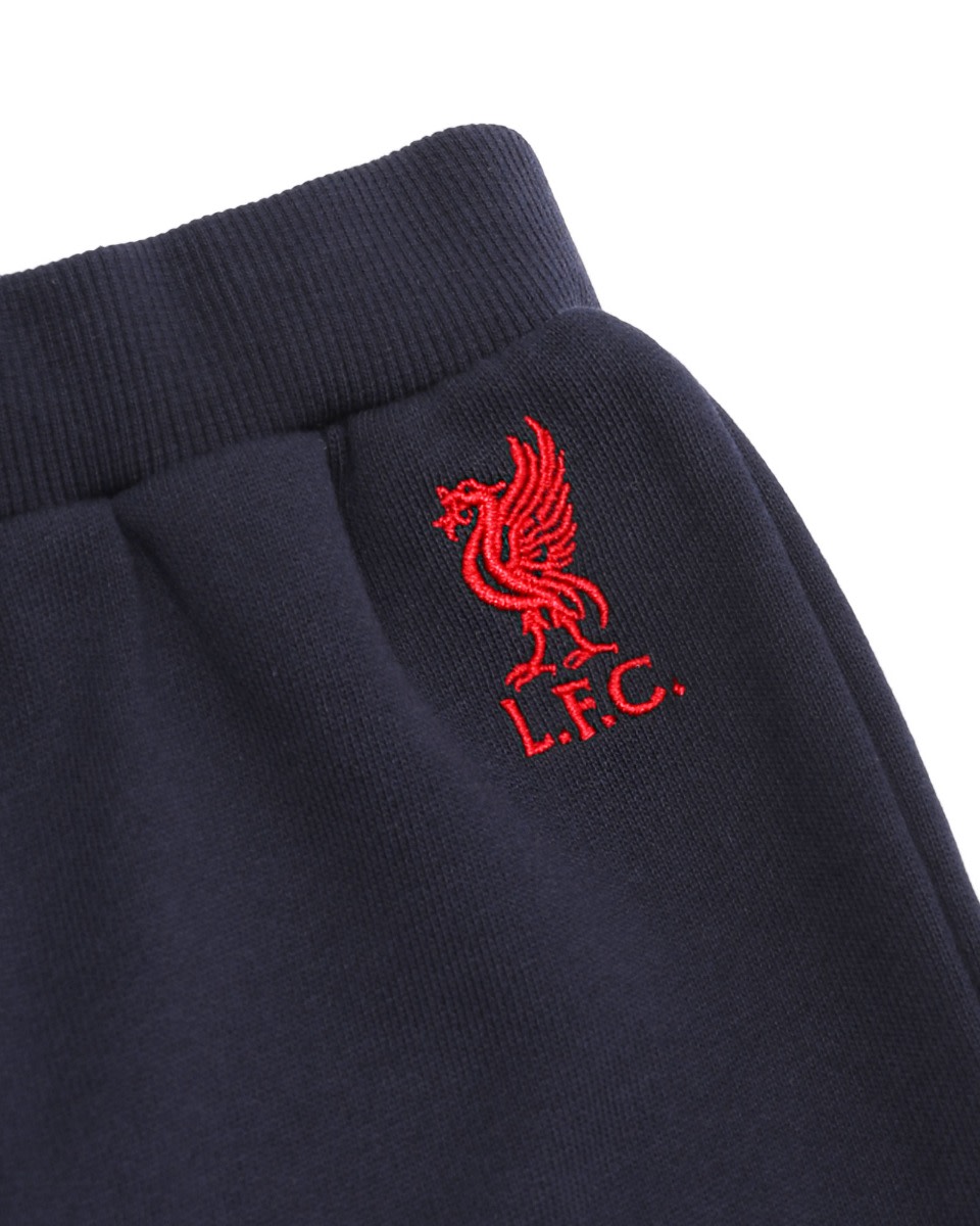 LFC Baby Zip Through Jog Set Navy - Image 4