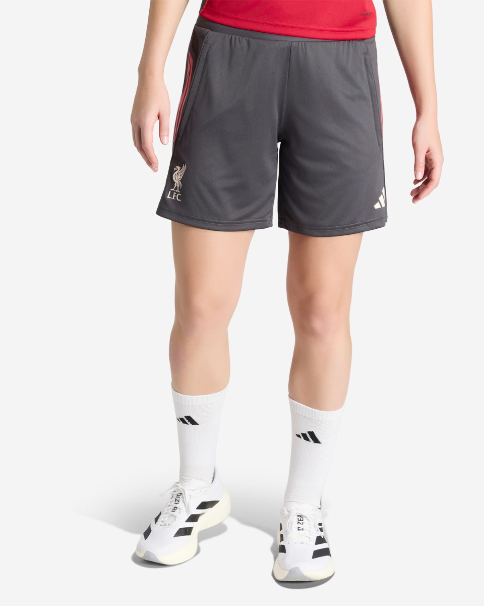 LFC adidas Womens 25/26 Training Shorts Black - Image 1