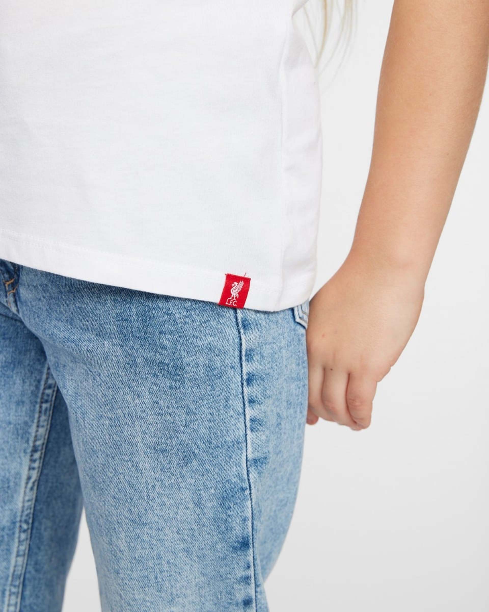 เสื้อยืดสีขาวปักเด็กทารก LFC Liverbird - Image 2