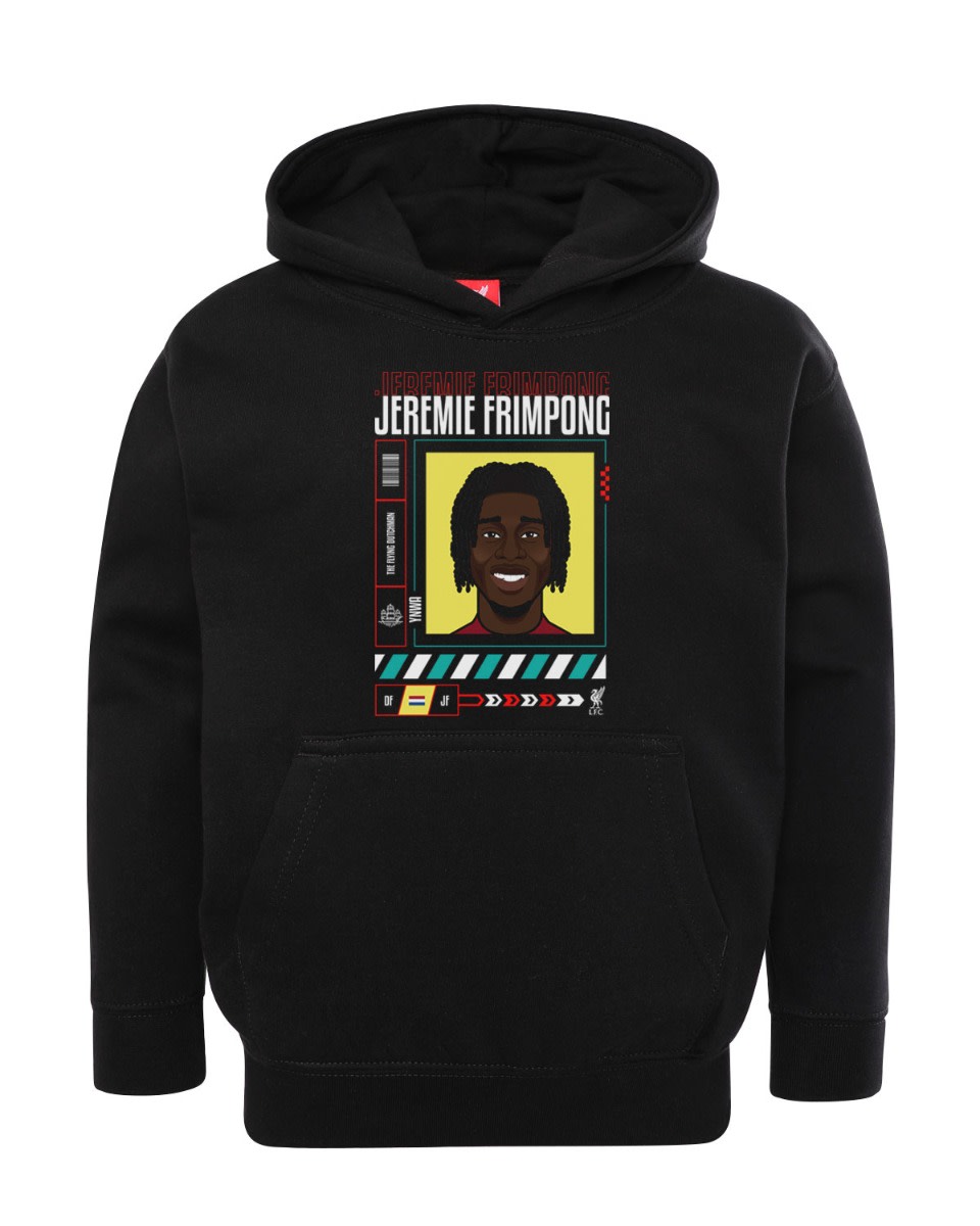 LFC Junior Frimpong Graphic Hoody Black - Image 1